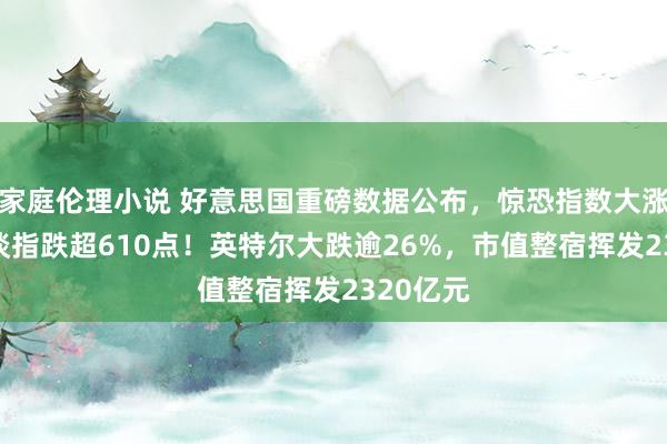 家庭伦理小说 好意思国重磅数据公布，惊恐指数大涨50%，谈指跌超610点！英特尔大跌逾26%，市值整宿挥发2320亿元