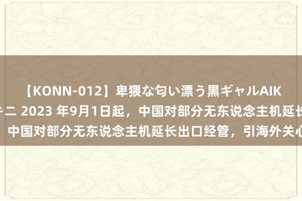 【KONN-012】卑猥な匂い漂う黒ギャルAIKAの中出しグイ込みビキニ 2023 年9月1日起，中国对部分无东说念主机延长出口经管，引海外关心